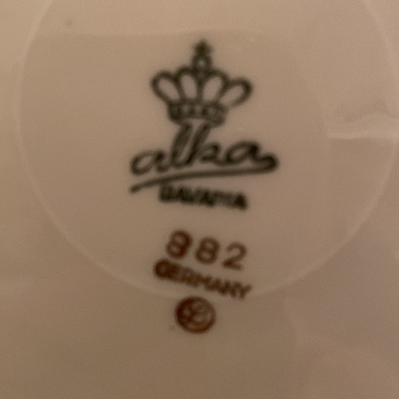 Vintage Alka Bavaria 3 piece set, Teacup, Saucer, and Plate - Picture 5 of 15